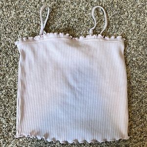 Lilac crop tank. Forever 21. Size medium
